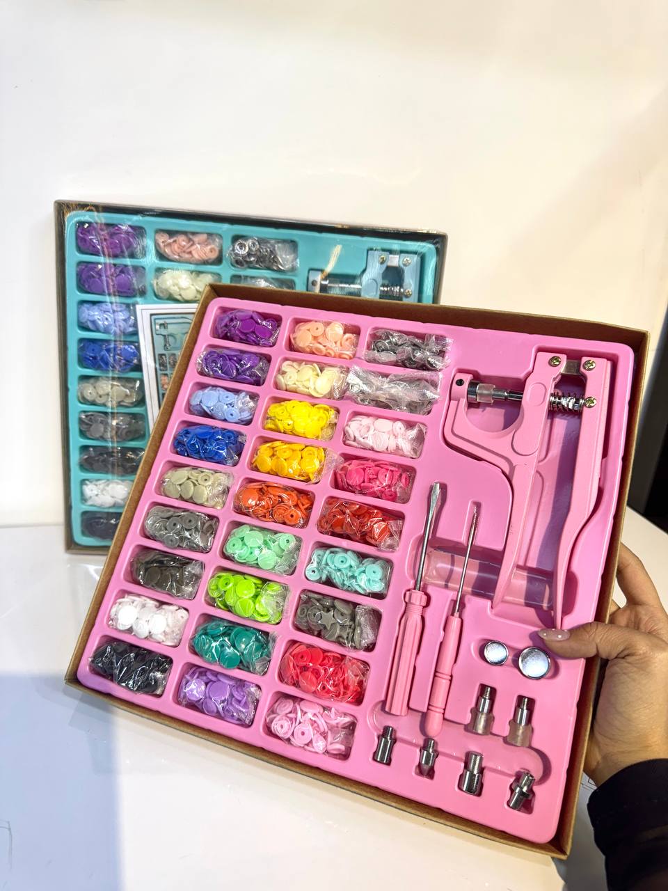 Kit Remachadora de Botones Plásticos